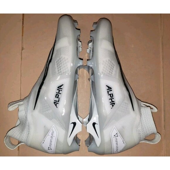 NIKE ALPHA MENACE ELITE 3 FLYKNIT FOOTBALL WHITE MEN\'S SIZES 11 & 12 NEW main image 10